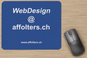 Mousepad "WebDesign @ affolters.ch"